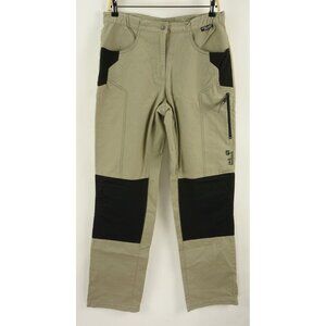 Jack Wolfskin Dynamic Schoeller Performance Canvas Women's 33 x 34 Beige Pants